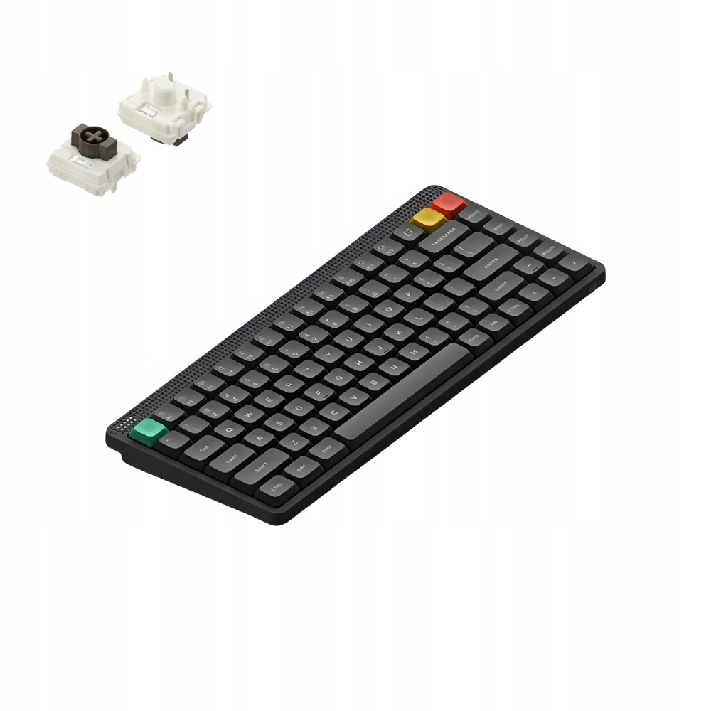 NuPhy Node 75 Klawiatura Bezprzewodowa Niskoprofilowa Mechaniczna Szara