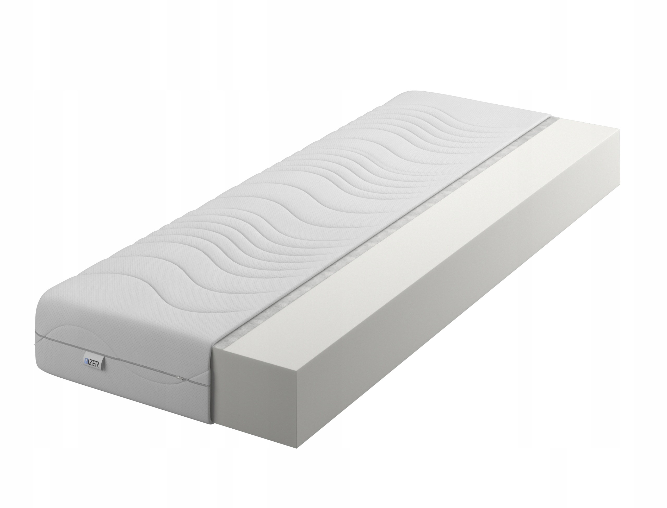 Materac piankowy 135x190 Comfort H3 16 cm Materac dwustronny średniotwardy