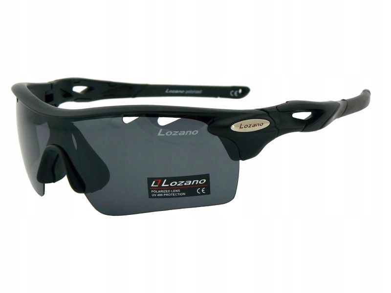 Černé sportovní sluneční brýle