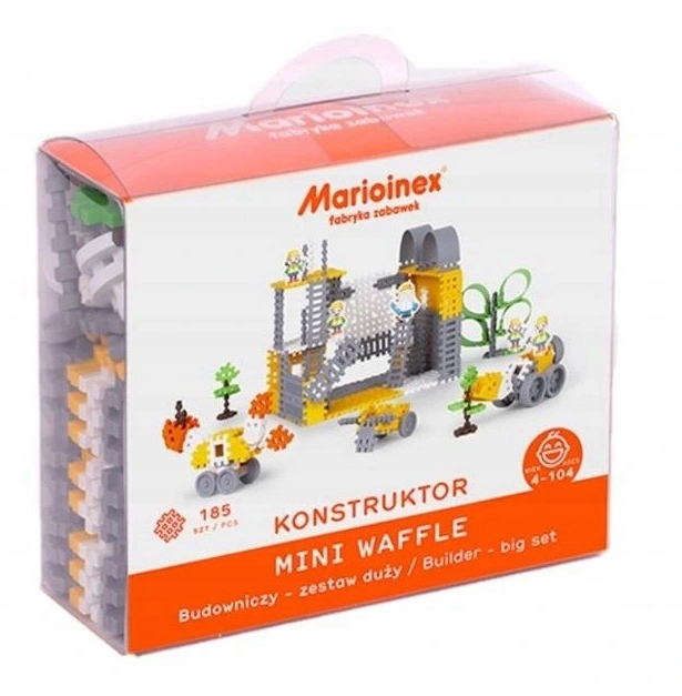 

Marioinex Klocki Mini Wafle Budowniczy Blister 4+