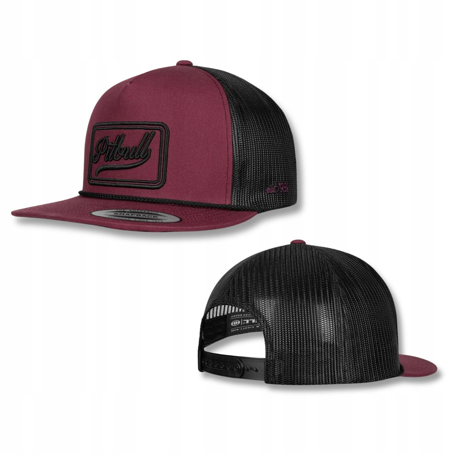 Kšiltovka Pitbull Snapback s ohnutým kšiltem Pitbull Original 1989