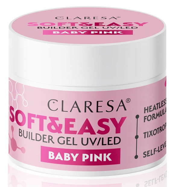 

Claresa Żel Budujący Baby Pink 90G