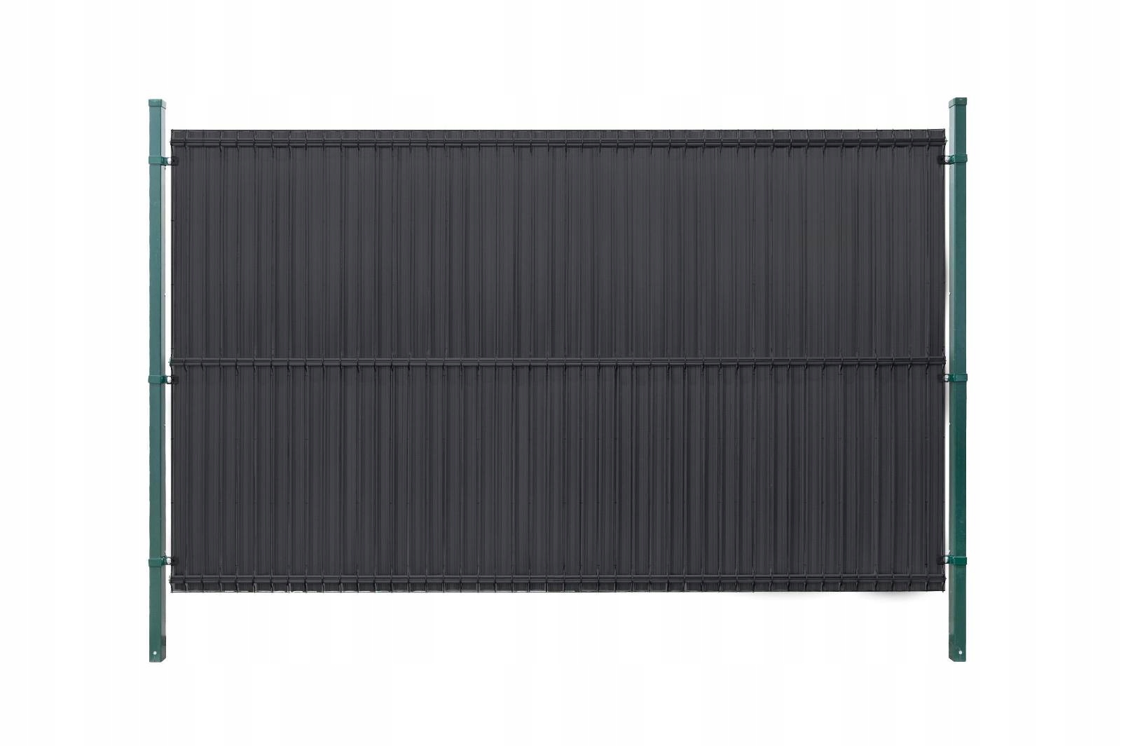 Listwy pionowe, wąskie do paneli ogrodzeniowych 153x250cm Antracyt