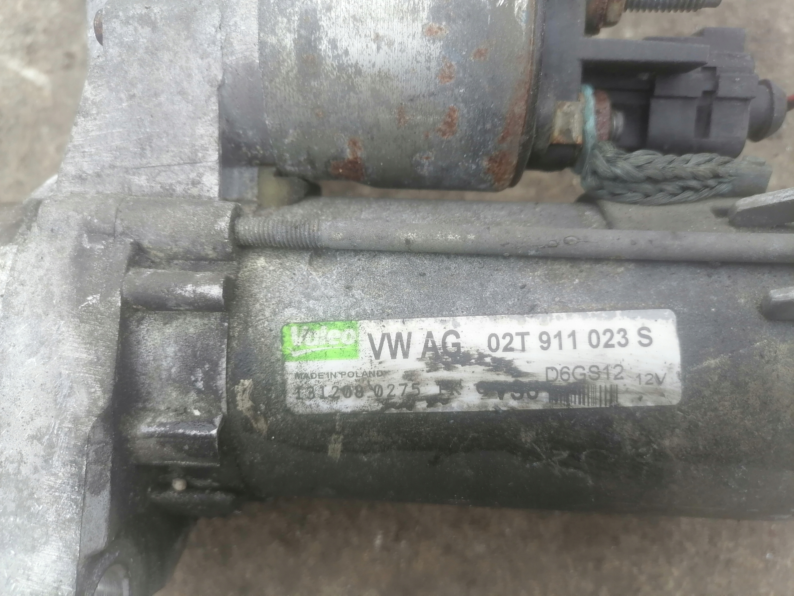 starter AUDI VW SEAT SKODA 02T911023S