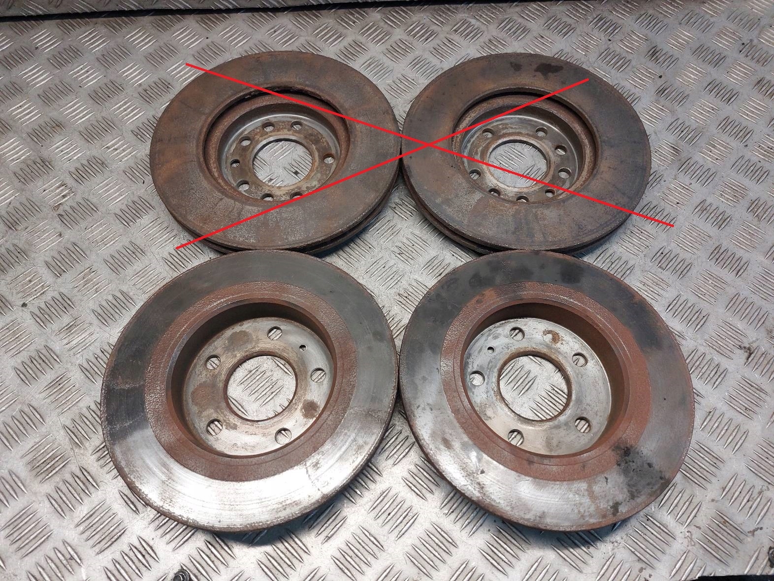 discs brake rear part OPEL MERIVA A 5X110
