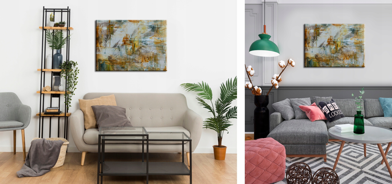 ABSTRAKCJA Plakat bez ramy B2 50x70 #135 Rodzaj bez ramy