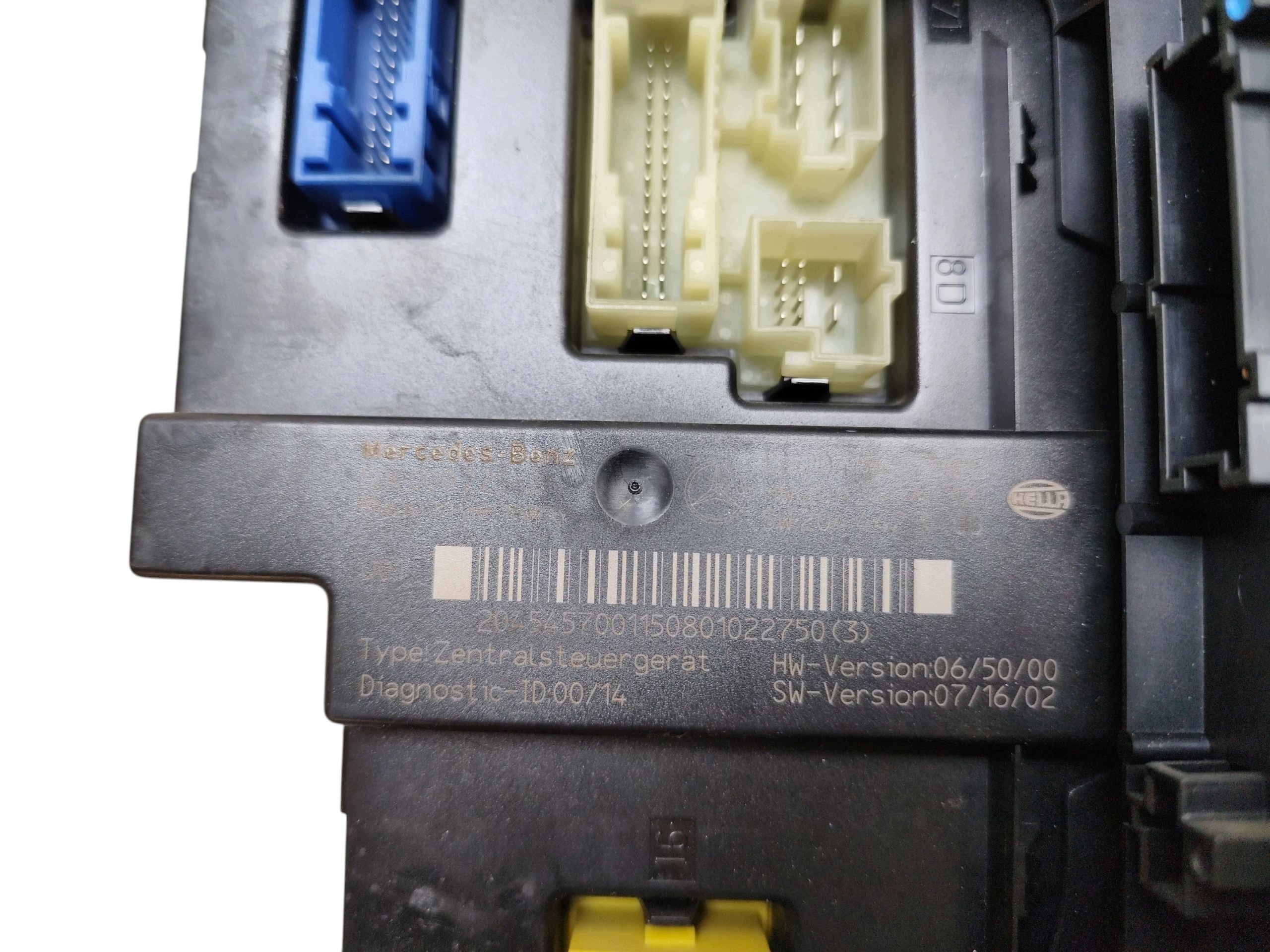 compartment module control unit SAM MERCEDES C W204 2045457001 2045456132