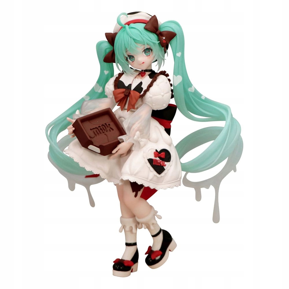Hatsune Miku x Tirol Choco Trio-Try-iT Pvc Figurka Milk Ver. 18 cm