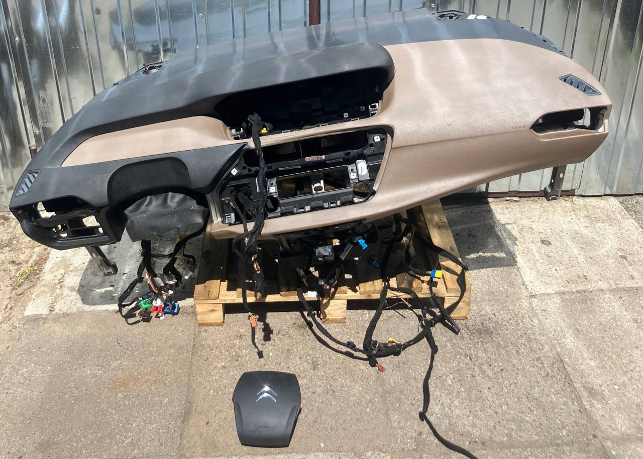 console dashboard instrument panel airbags C4 PICASSO II CITROEN original #31