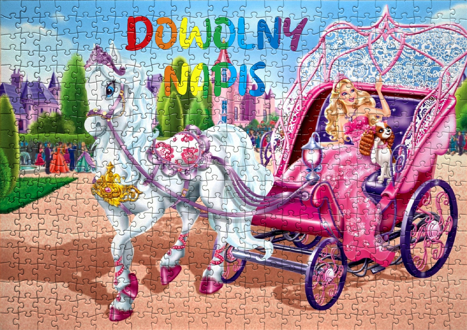 

Puzzle Barbie z Twoim Napisem A3/192EL