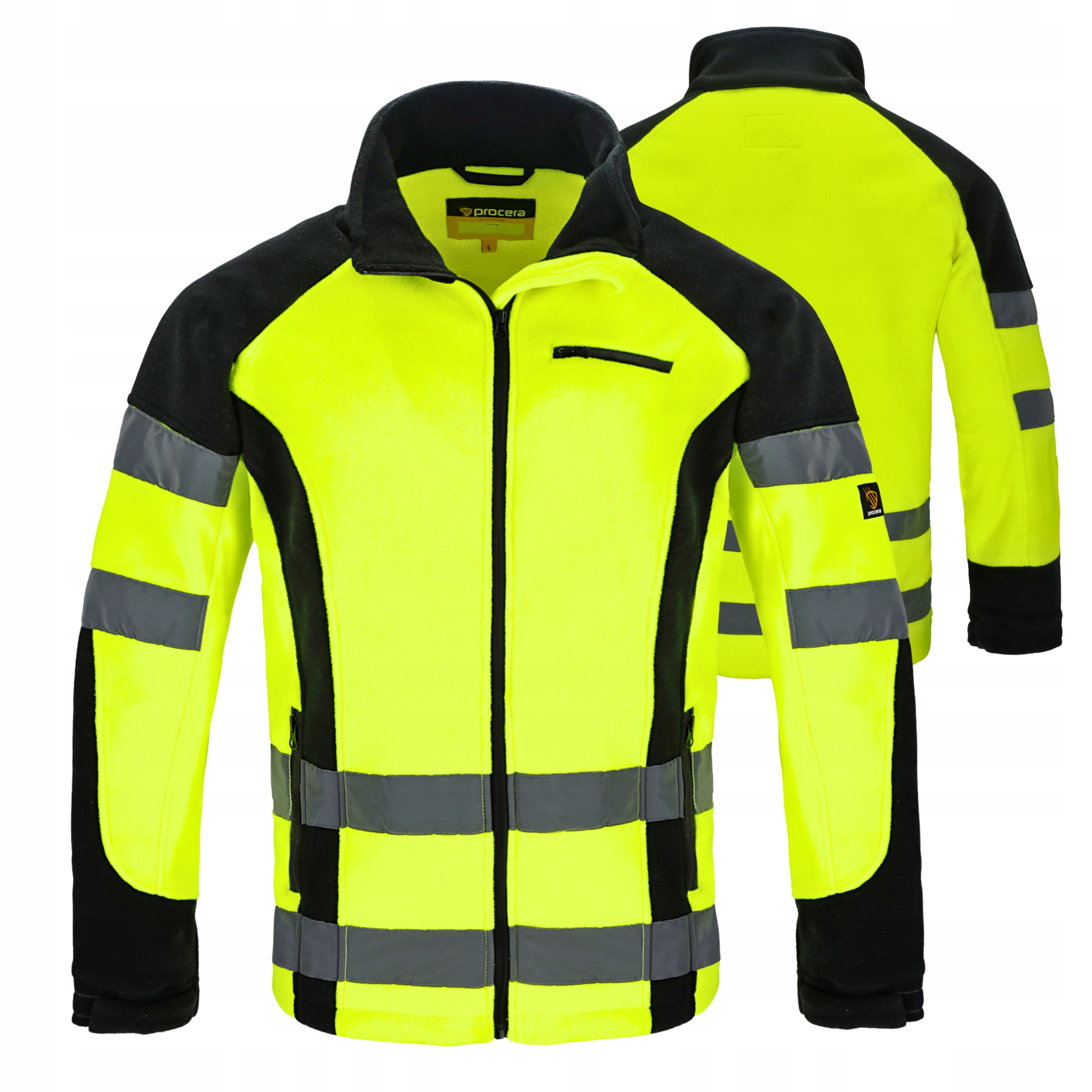 Polar roboczy męski Odblaskowy Bluza Polarowa robocza Odblaskowa Bhp r. L