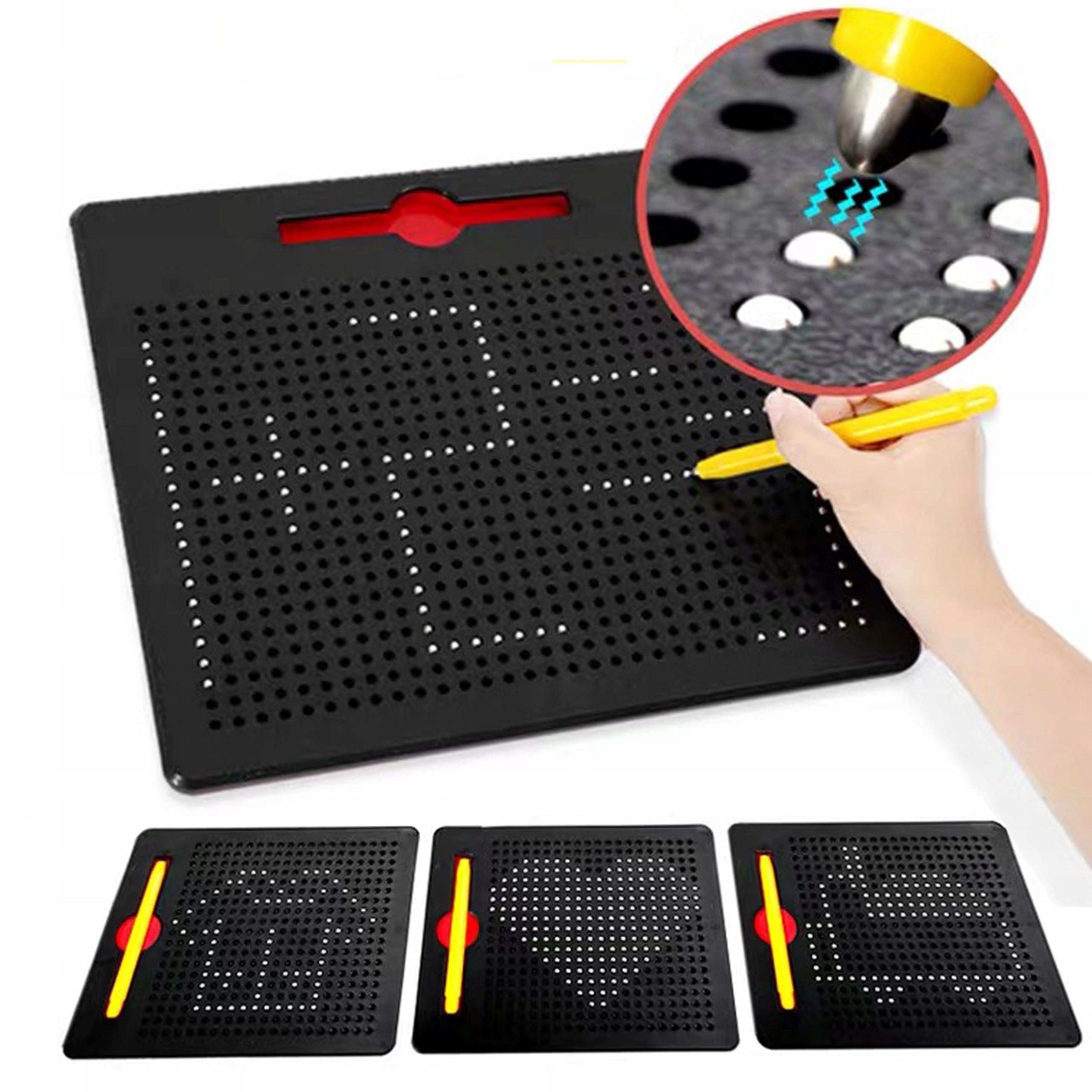 

714szt Kulek Magnetycznych Tablica Rysik Gra Edu