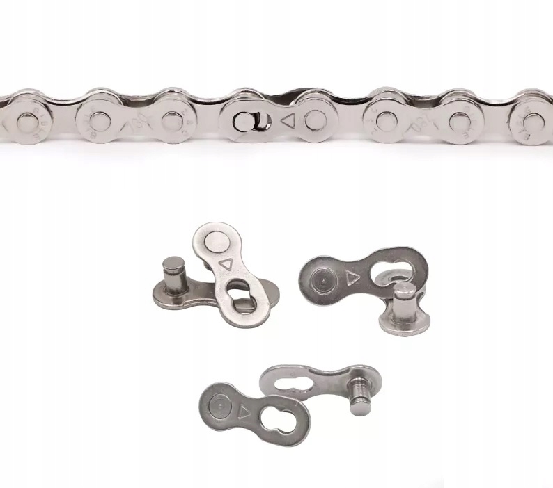 

spinka łancucha 6 7 8 rzędowa srebrna Shimano Sram