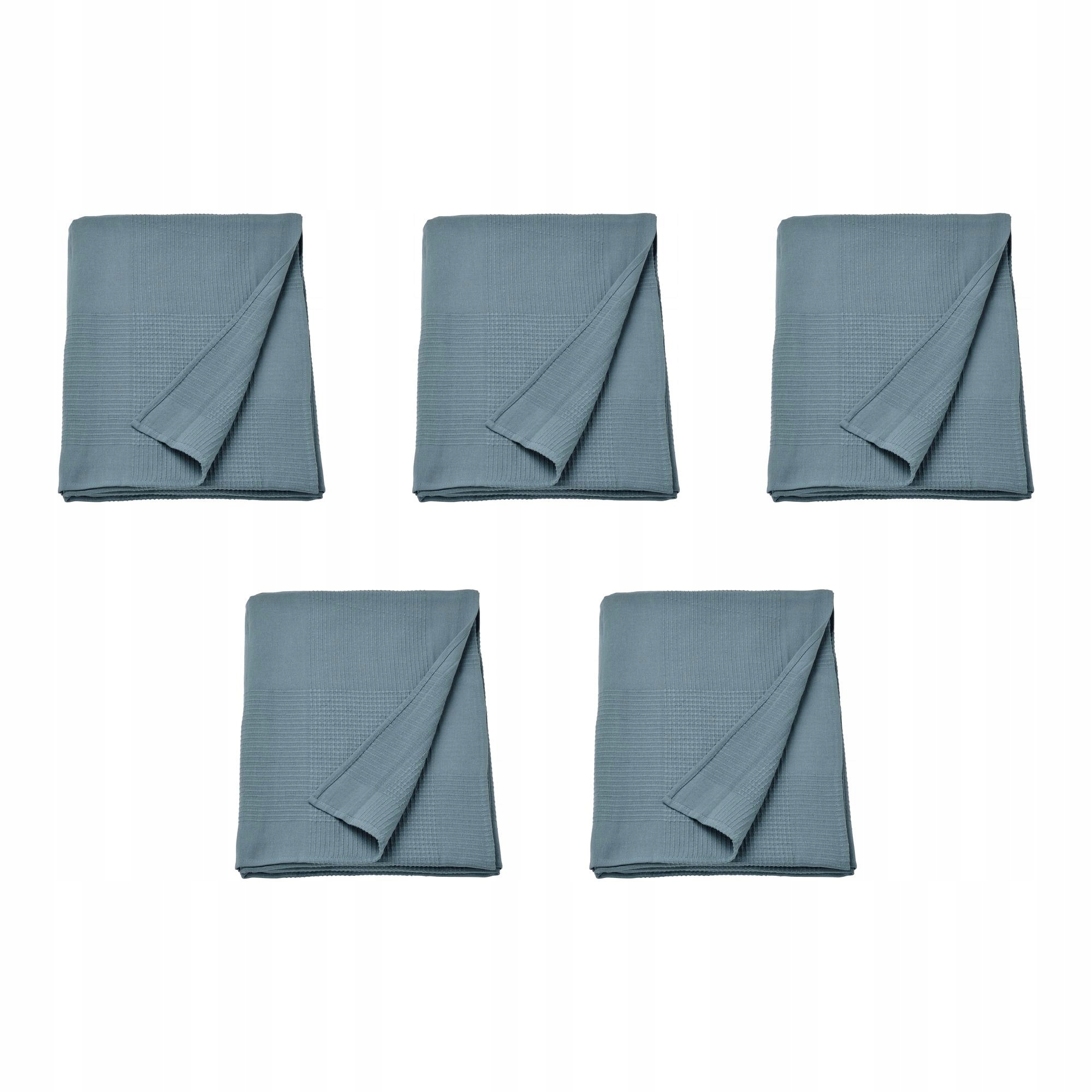 5 ks Přehoz Indira tmavě šedomodrý 150 x 250 cm bavlna