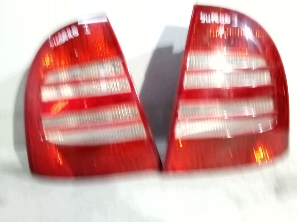 Skoda Superb and lights rear part rear. right and left