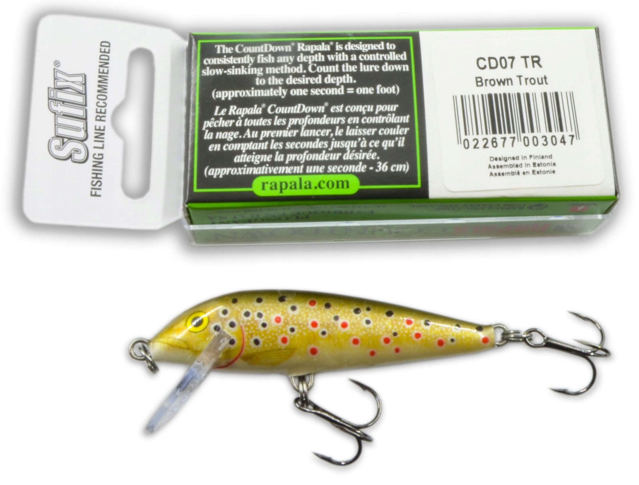 Wobler Rapala Countdown Na Szczupaka [7cm /8g]