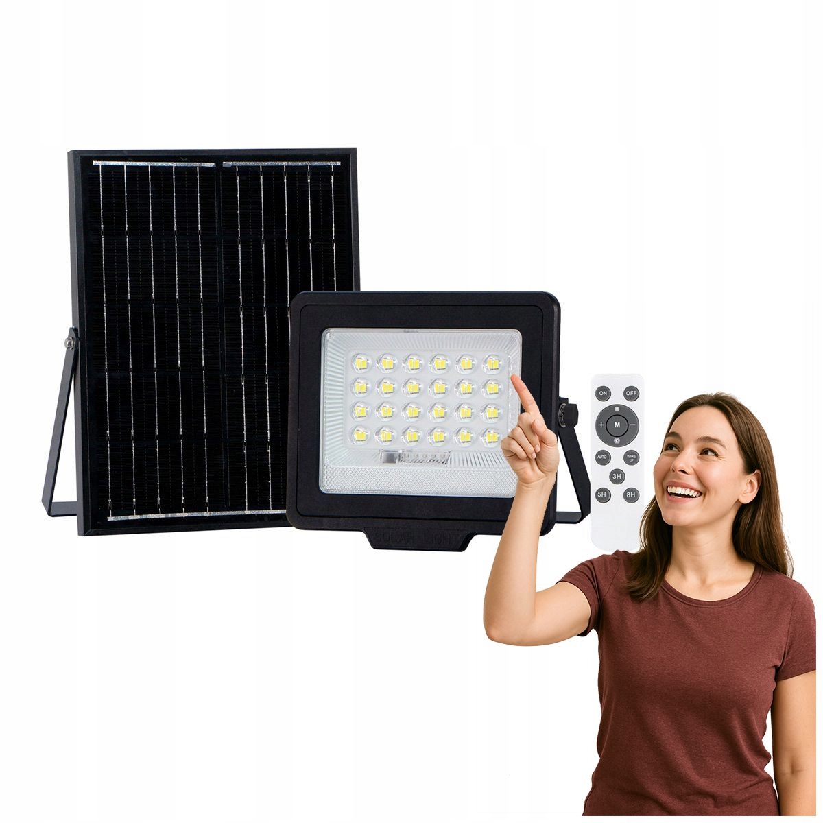 Solární Led reflektor 50W Norla SLR-42563-50W Italux