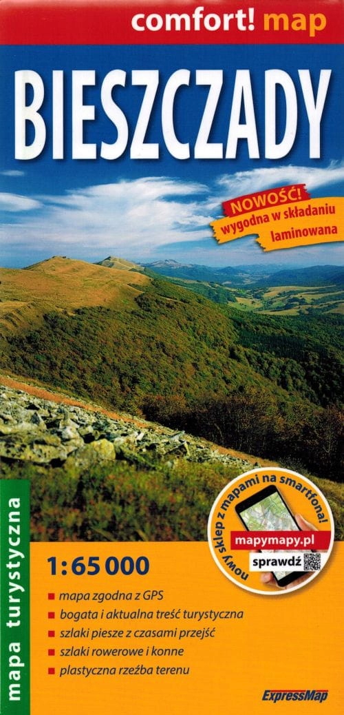 

Bieszczady Mapa Turystyczna Laminowana Expressmap