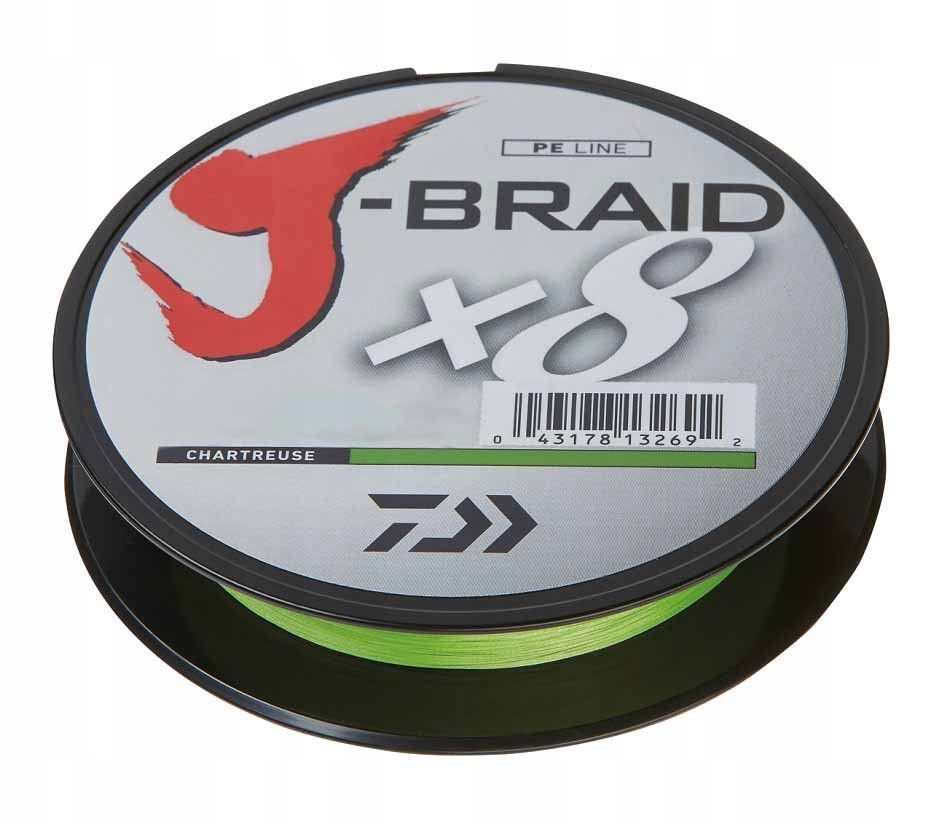 Plecionka Daiwa J-Braid X8 0,13mm/300m chartreuse