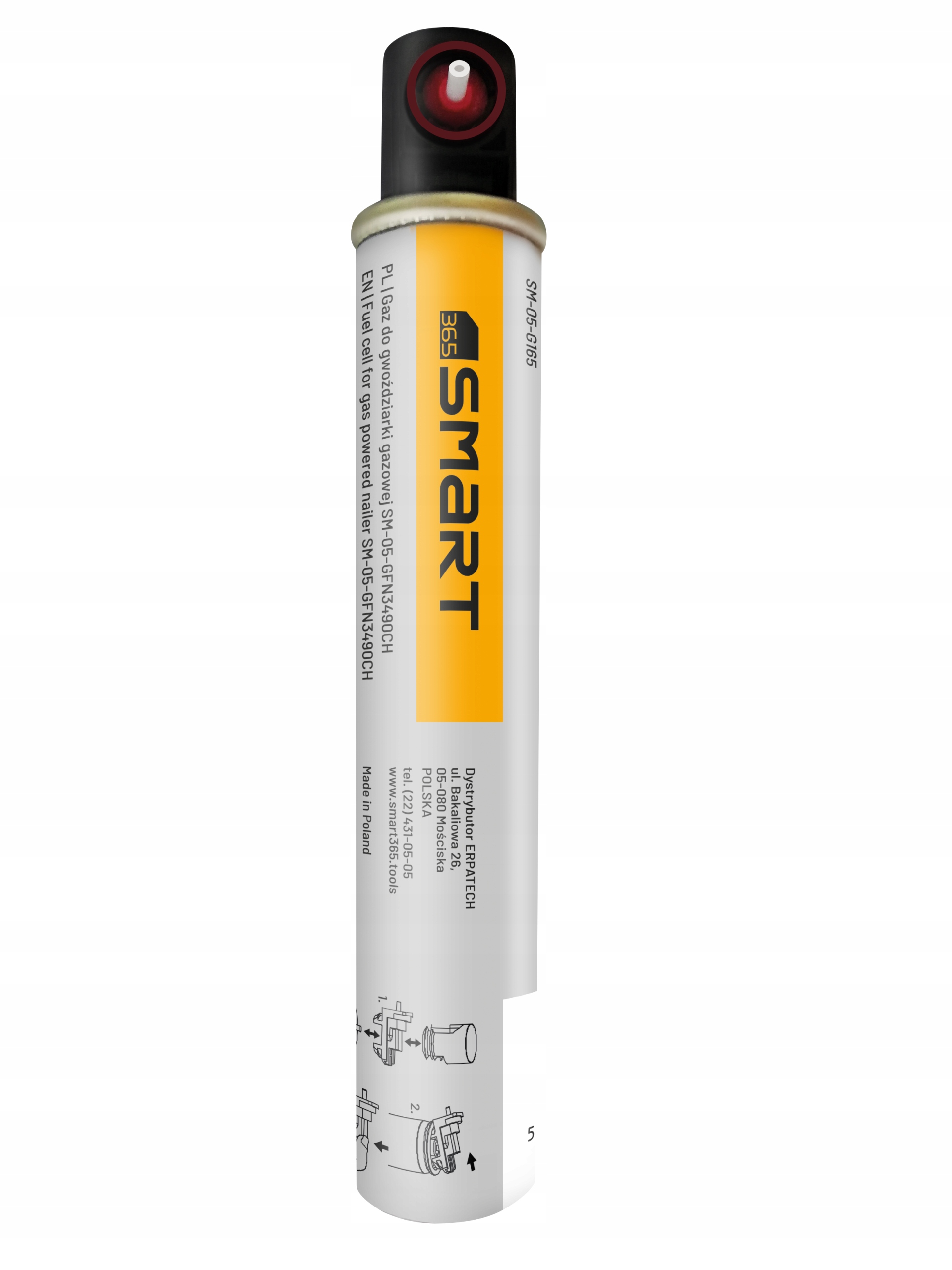 

Gaz Do Gwoździarek Osadzaków Propan 80ml Smart