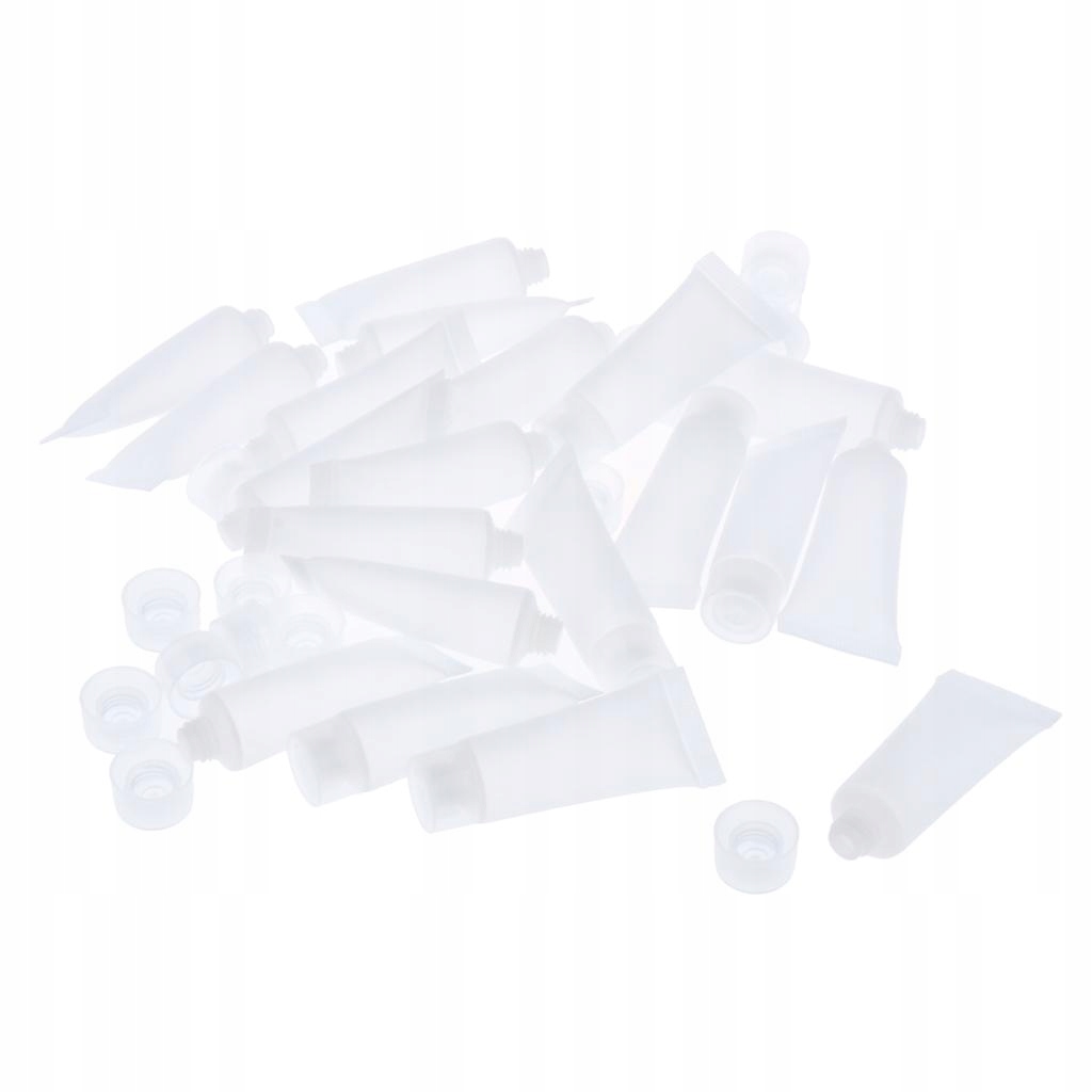 20x Puste butelki z fiolką z wyciśniętą tubą do balsamu DIY 10 ml Marka inna marka