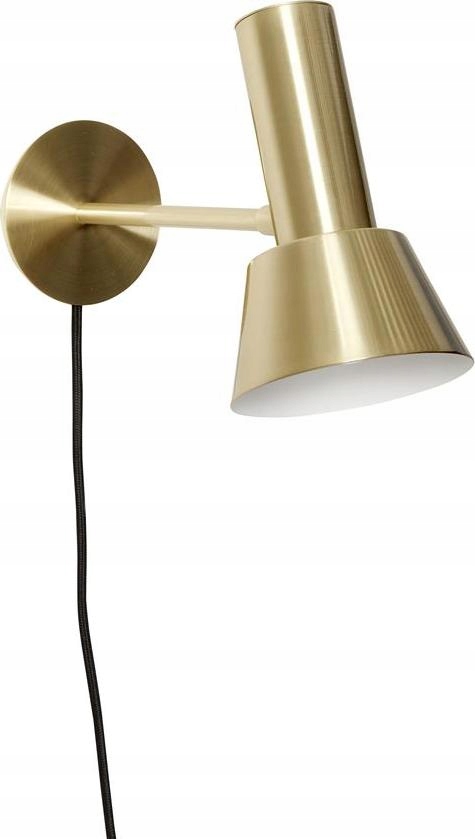 Hübsch Nordic Nástenná lampa 20 cm Zlatá