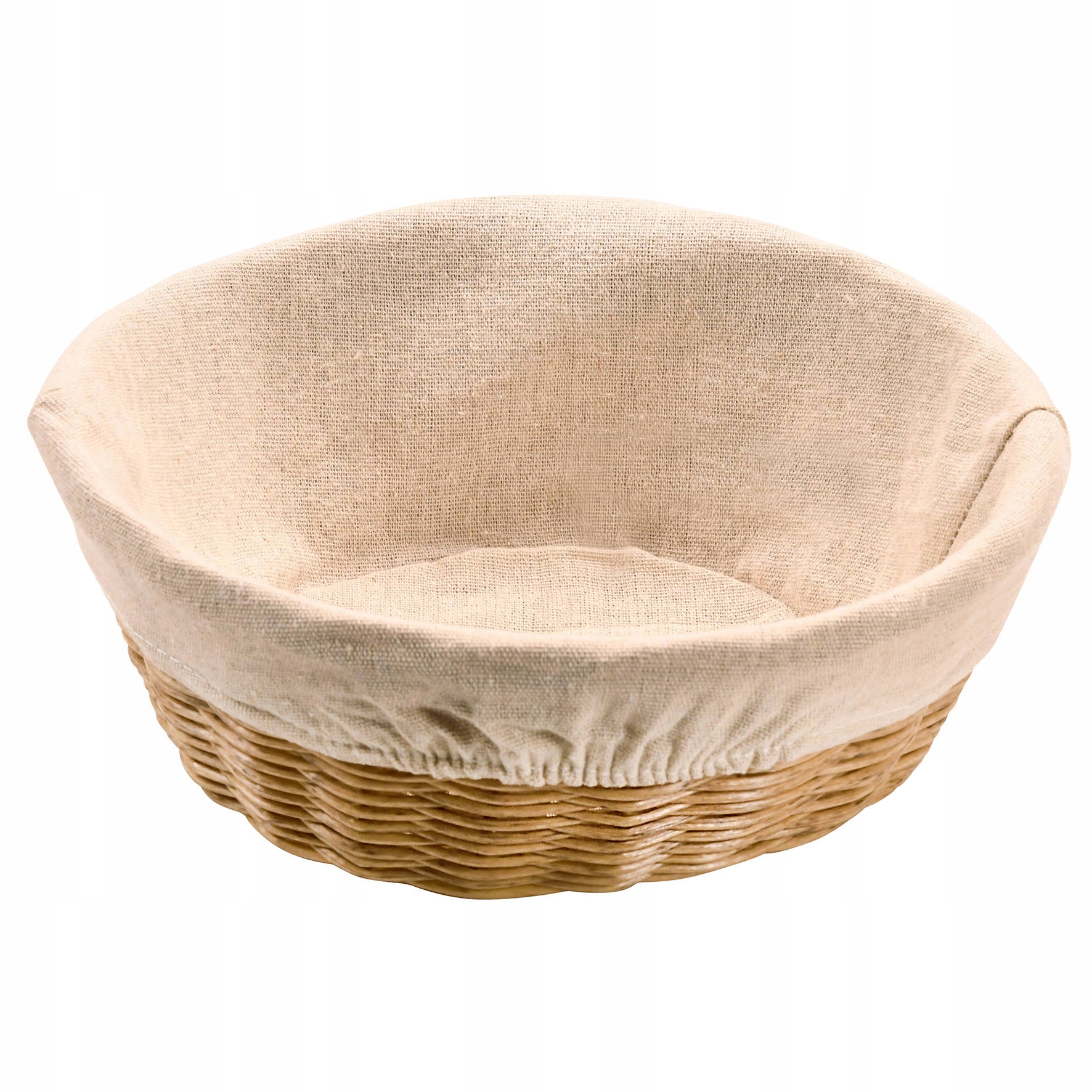 Koszyk na pieczywo z materiałem Ø 25 cm Kesper