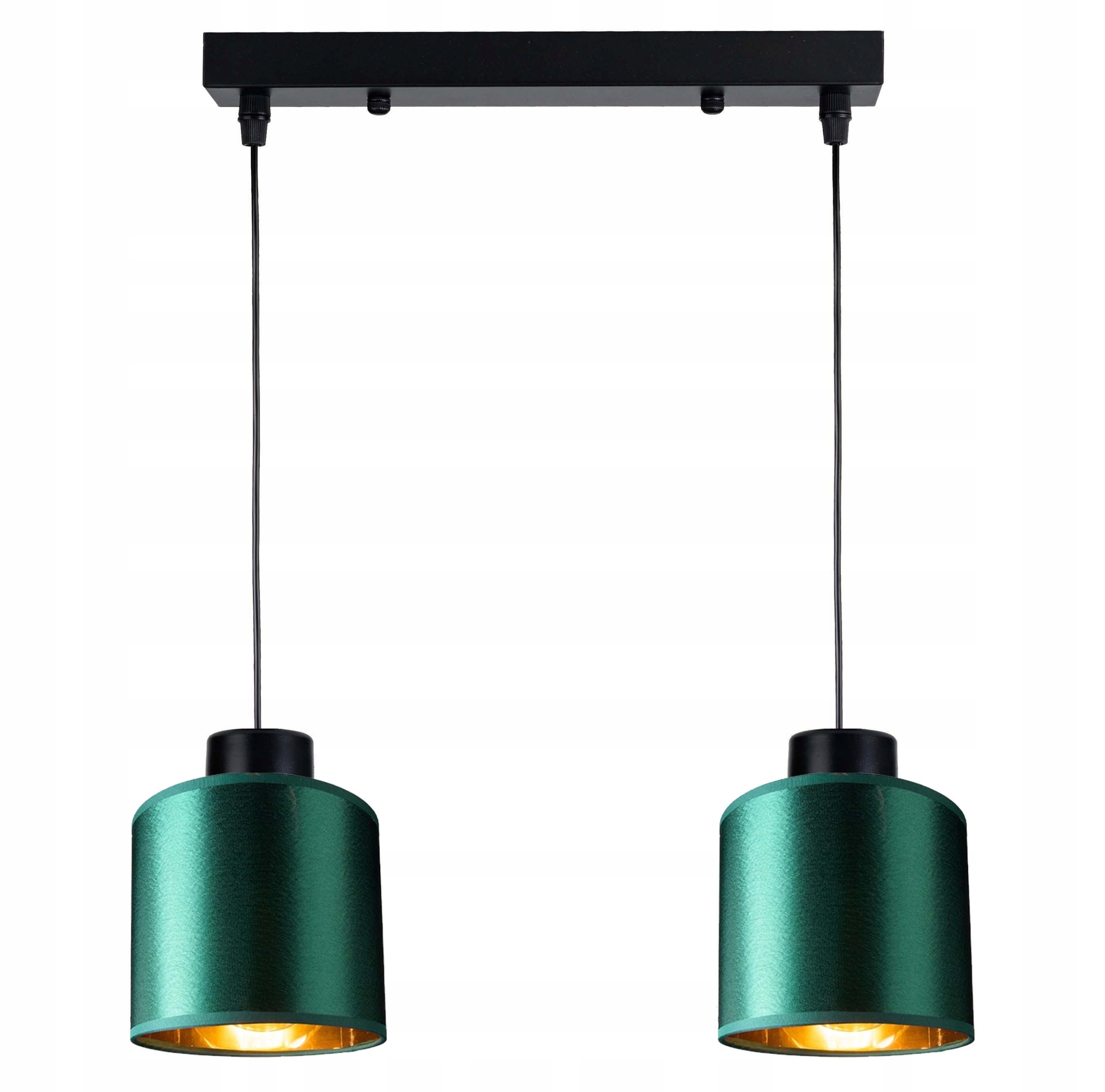 

Lampa Wisząca Zwis żyrandol sufitowa Abażur złoty