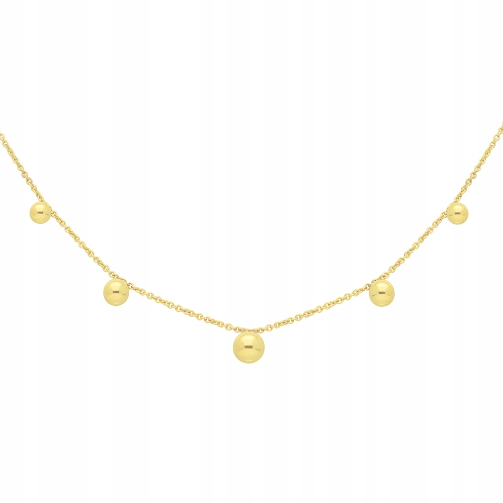 Dámský zlatý náhrdelník NE101 Ag 925 Harf