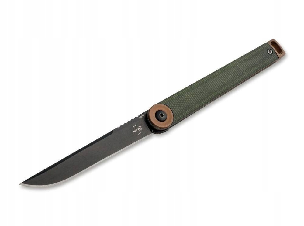 Nůž Boker Plus Kaizen Green Canvas Micarta čepel 7.9 cm