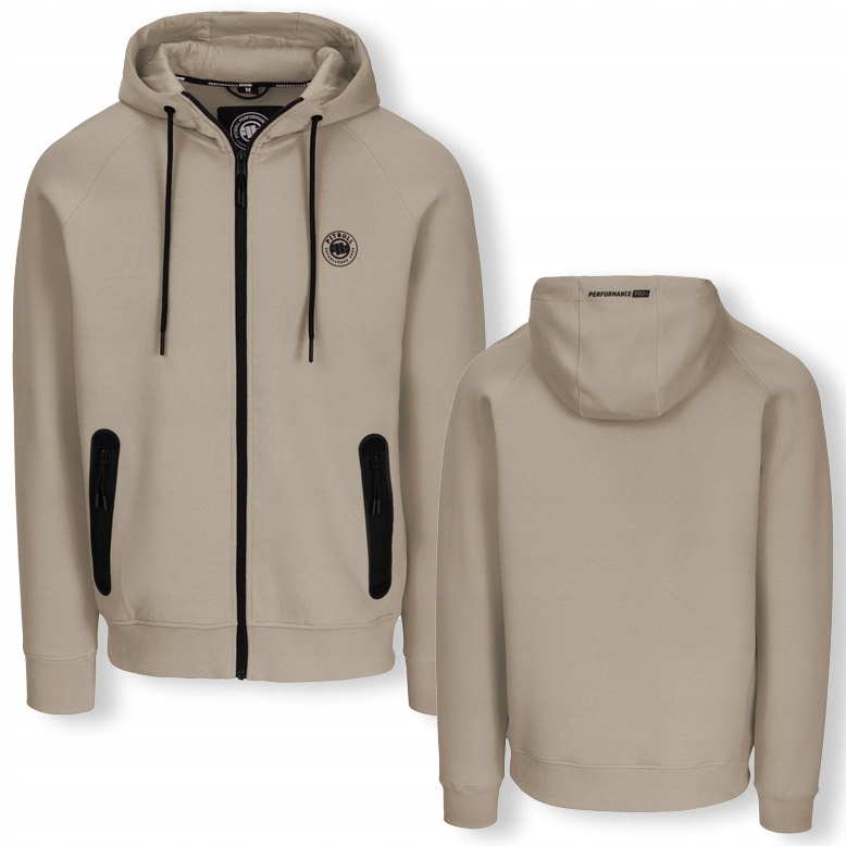 Pánská Rozepínací mikina s kapucí Pitbull Sportovní Pohodlná Dogwood