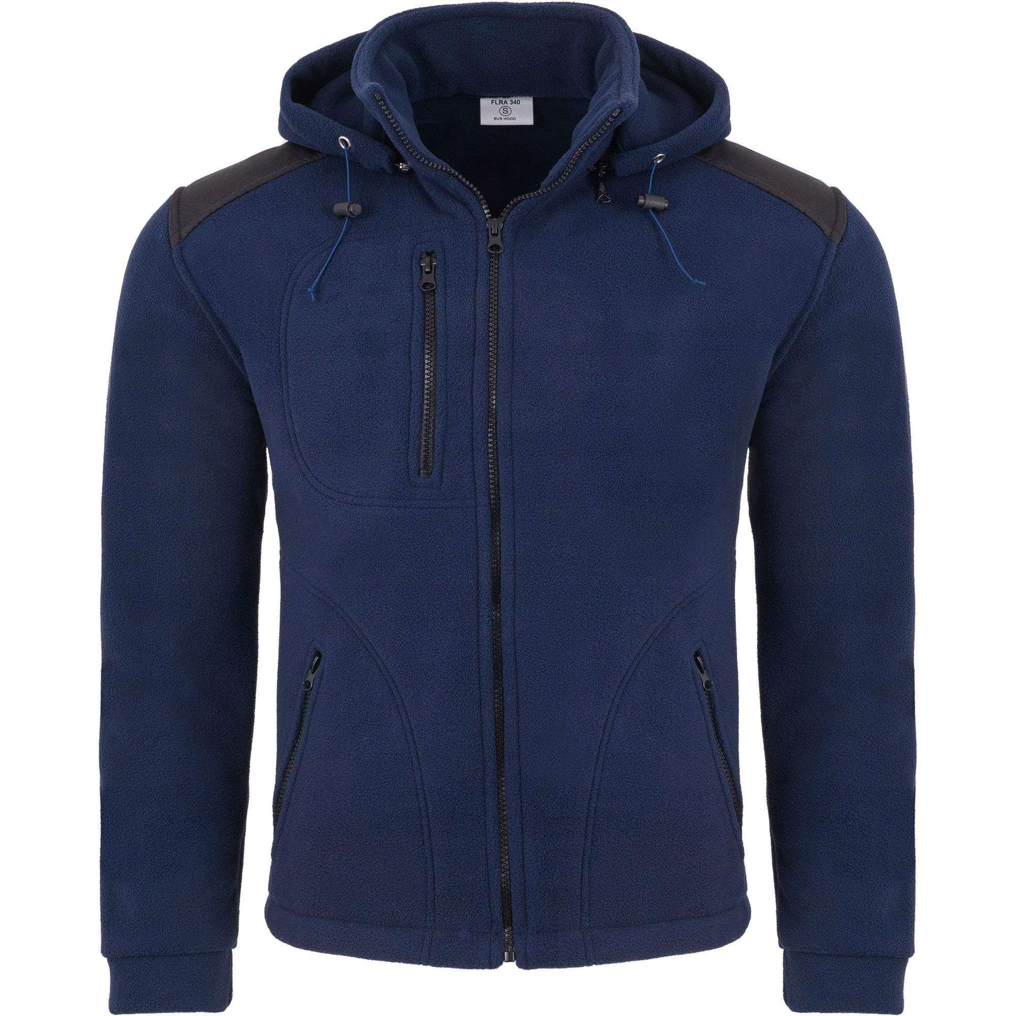 

Bluza Męska z Kapturem Gruba Navy/Black XL