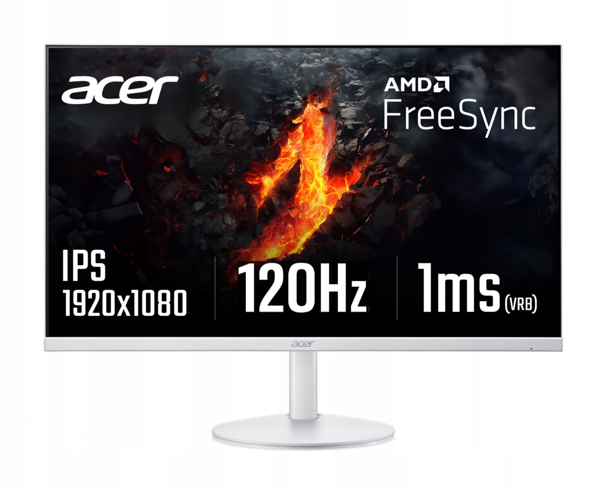 Led monitor Acer SA243Yi 24" 1920 x 1080 px Ips Pls 120 Hz Bielý