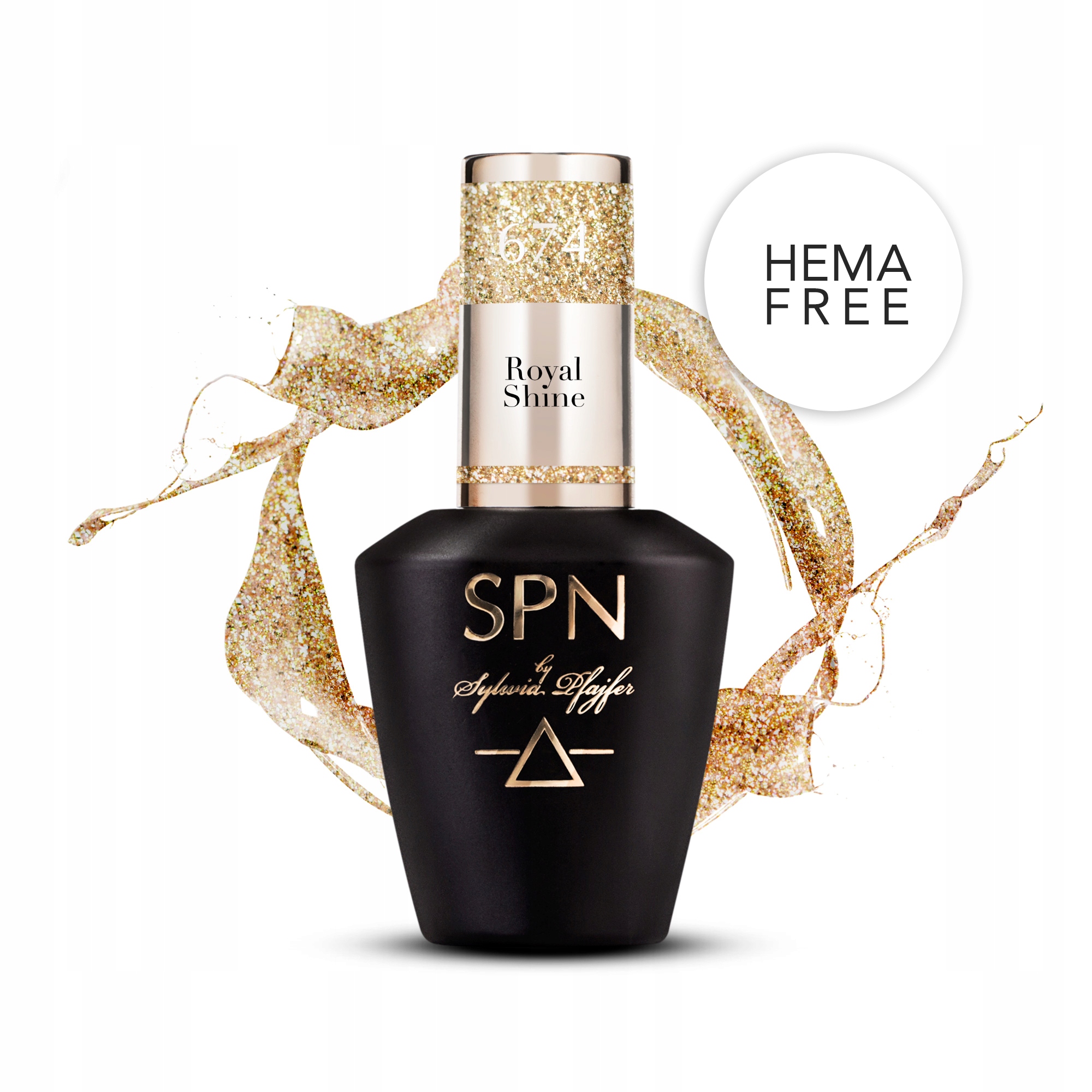 Hibrid lakk 674 Royal Shine 8ml Spn Nails