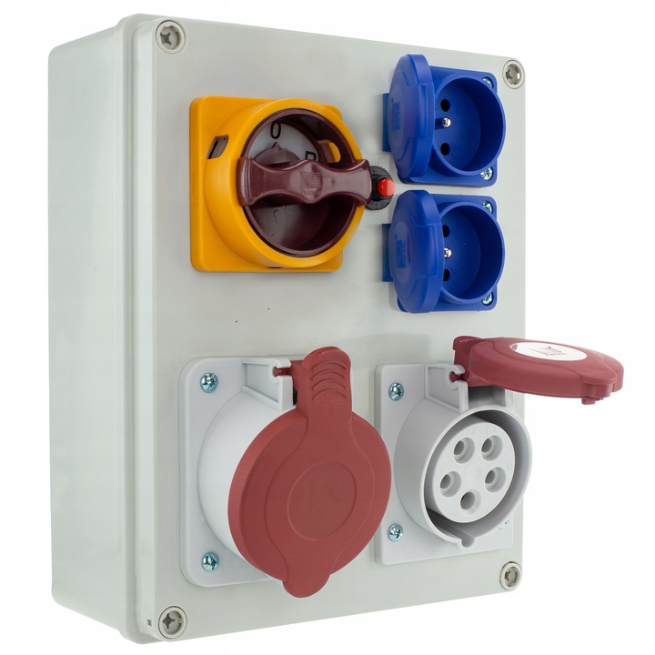 Rozdzielnica budowlana R-box Pawbol 400V IP54 32A Gratisy