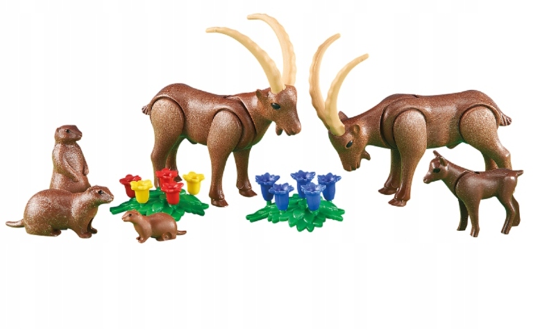 

Playmobil 6318 Koziorożce górskie i świstaki