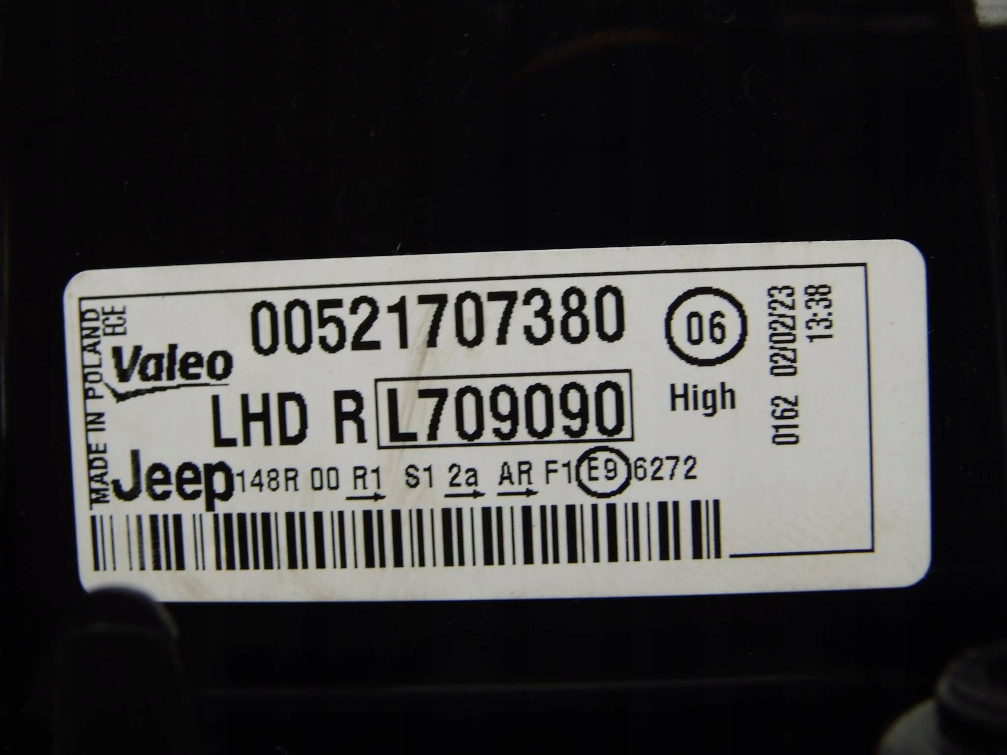 Jeep Avenger light right rear part rear right 521707380
