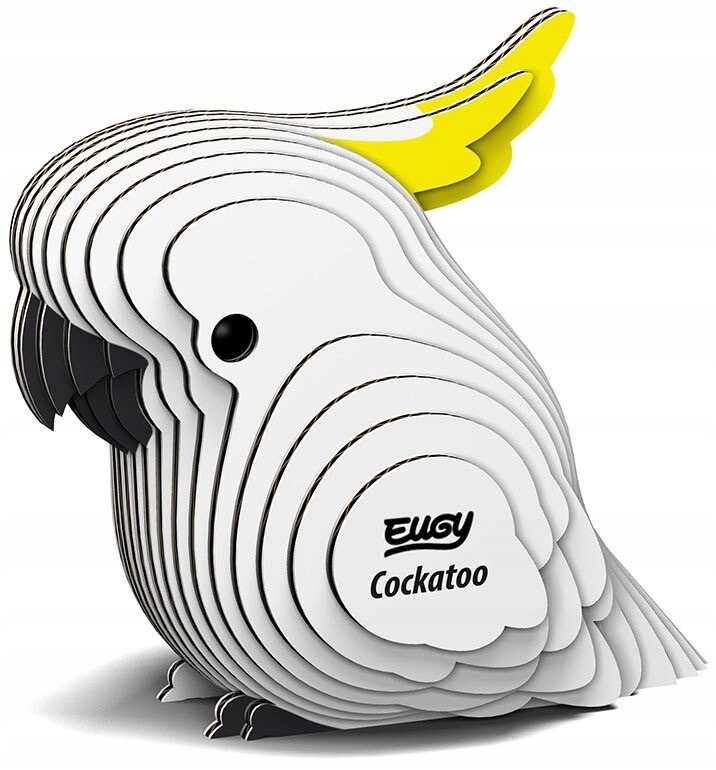 Puzzle układanka przestrzenna 3D Eugy kakadu