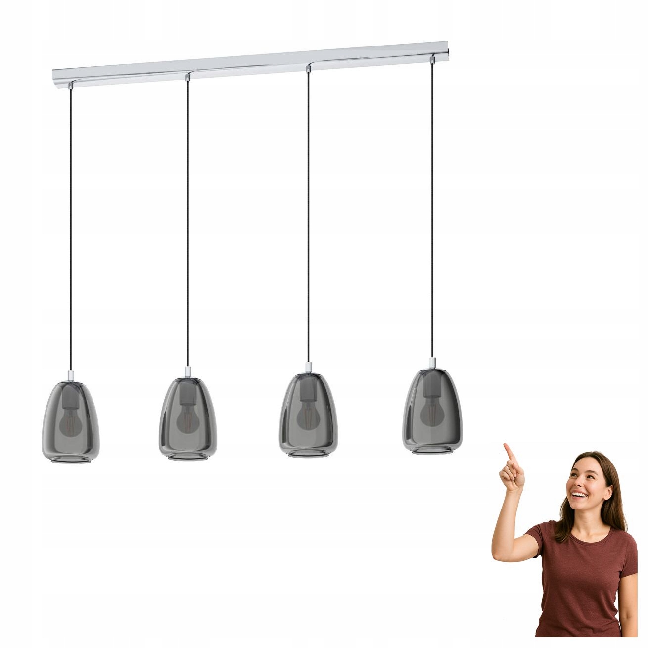 Závesná lampa Alobrase 98616 Eglo