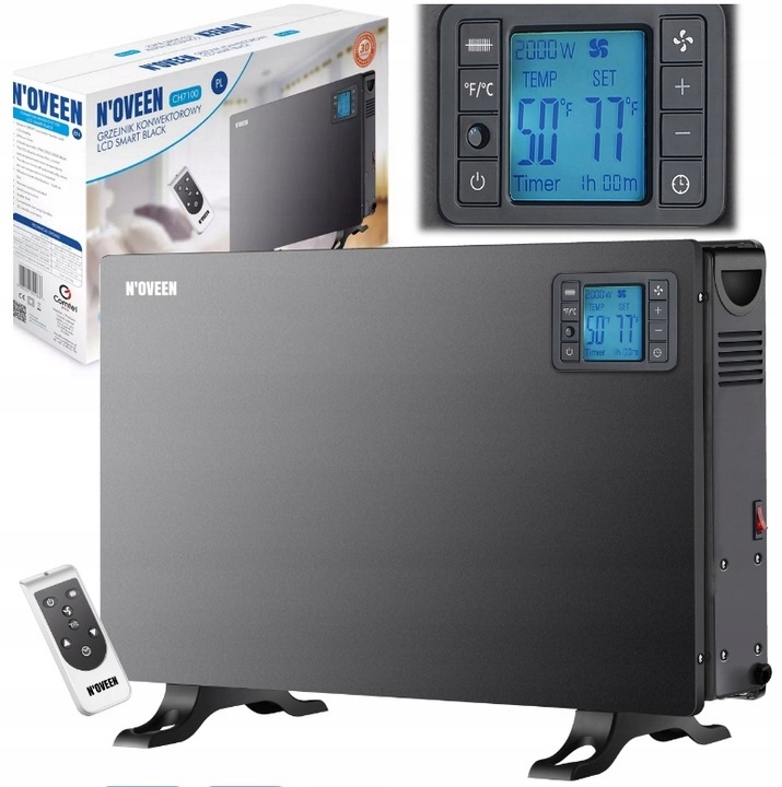 

Energooszczędny Grzejnik Elektryczny Konwektor LCD
