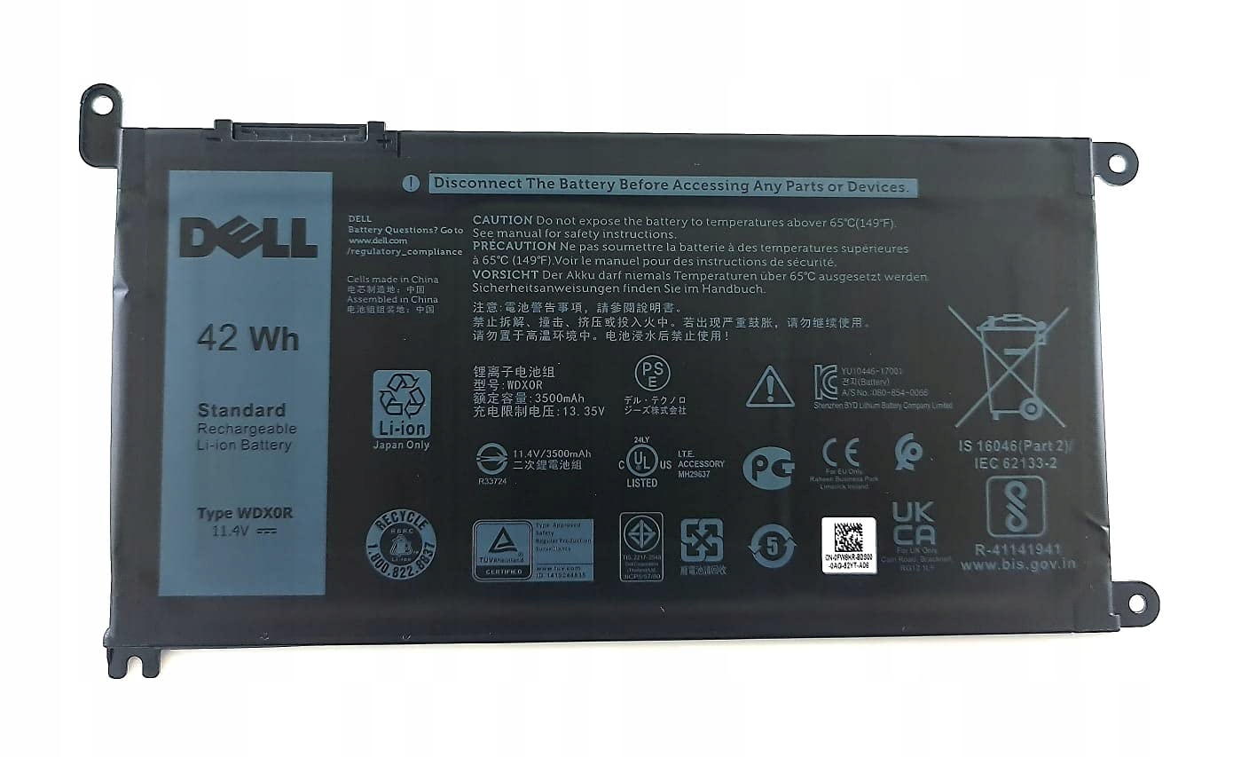 

Oryginalna Bateria Dell 5570 5575 5578 WDX0R 42Wh