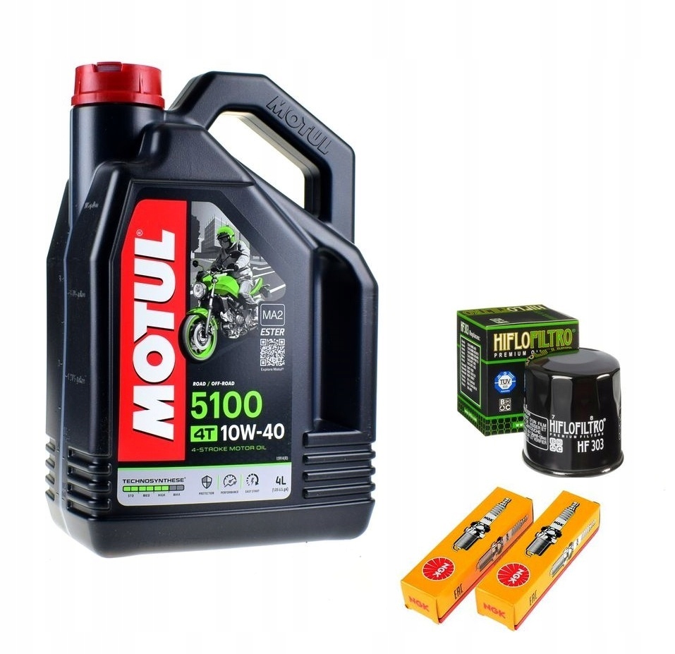 Olej Motul Świece NGK Filtr oleju YAMAHA TDM850