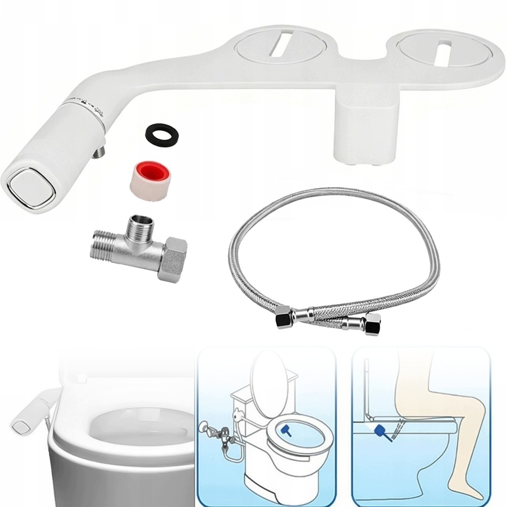 Bidetová Vložka Na Záchod, Nástavec Na Bidet, Smart Bidet, Tryska, Sada Wc