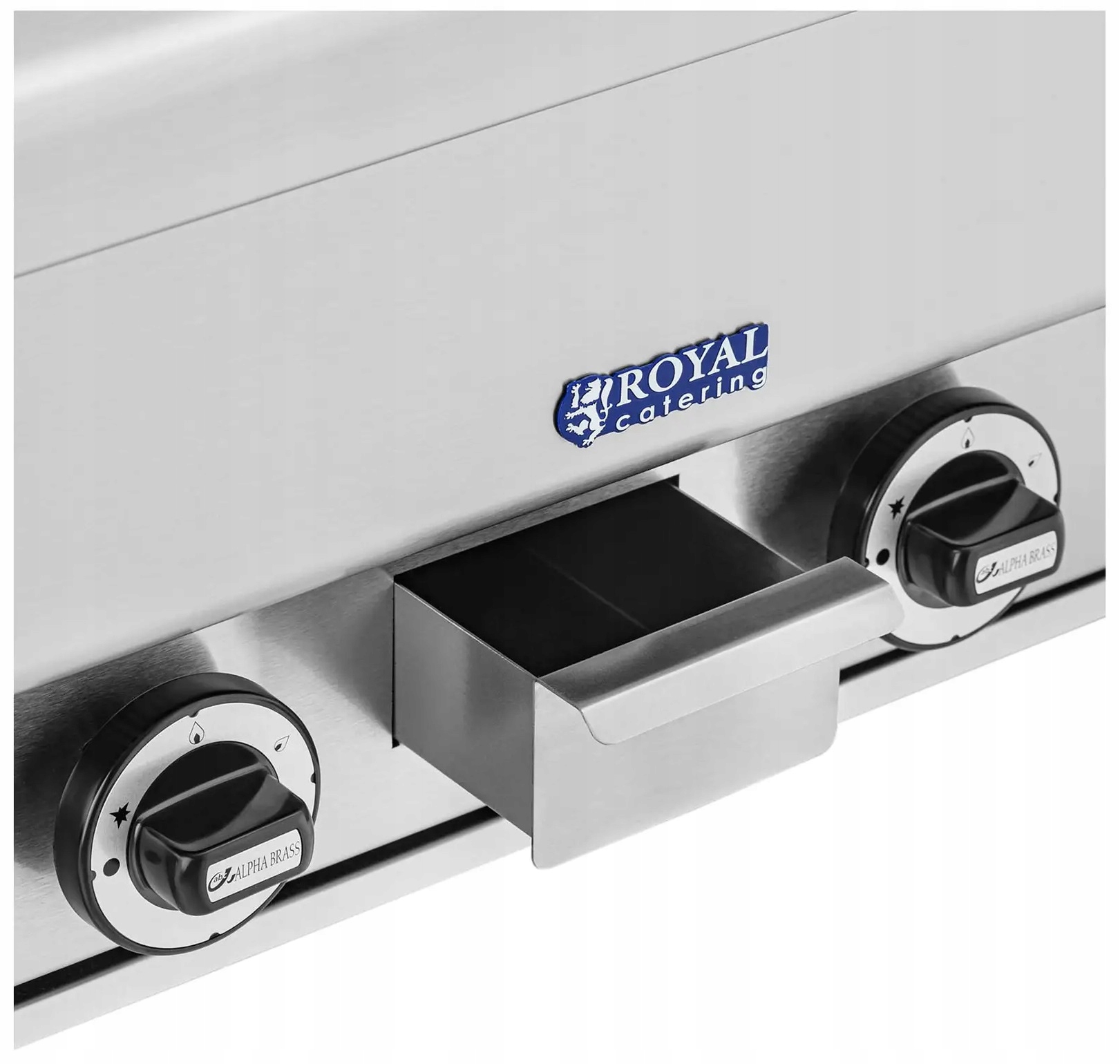 Grill lawowy gazowy ziemny 2x7200W 50x47 Royal Catering RC-GLRG600 10011949