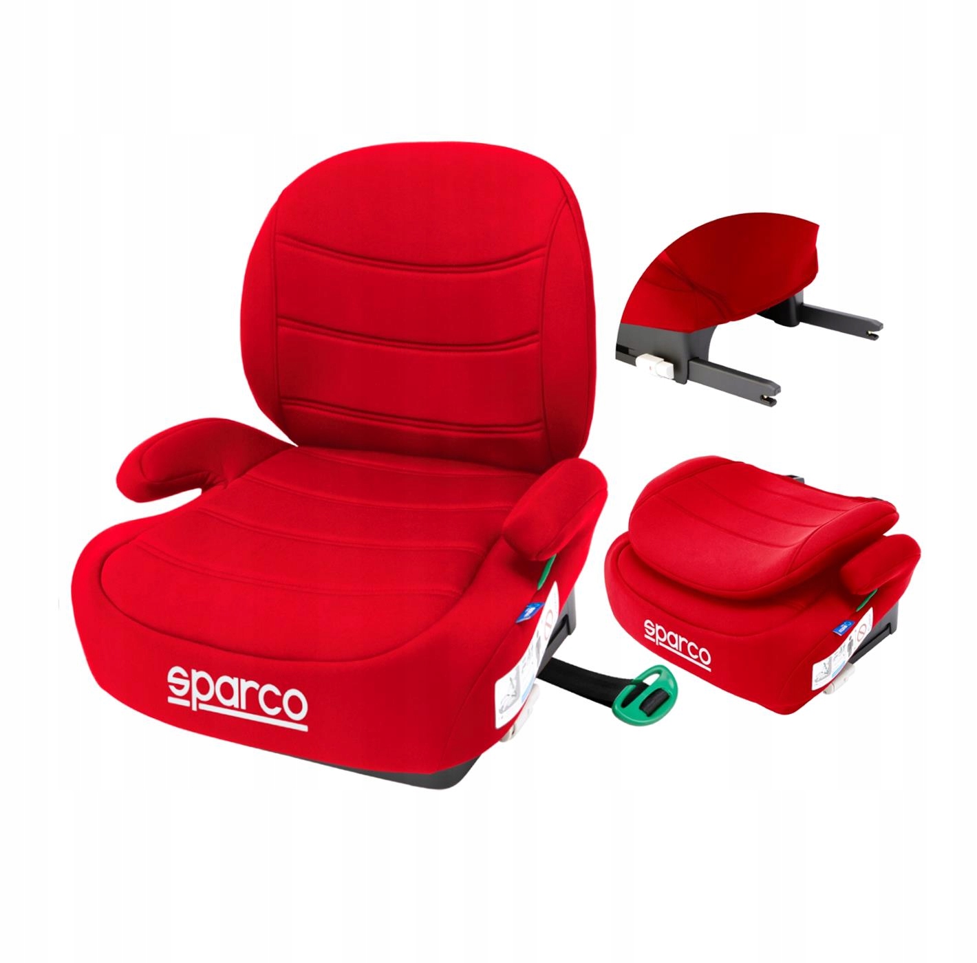 Sparco Booster SKI100IB Podstawka Samochodowa Isofix Dla Dziecka 22-36 Kg
