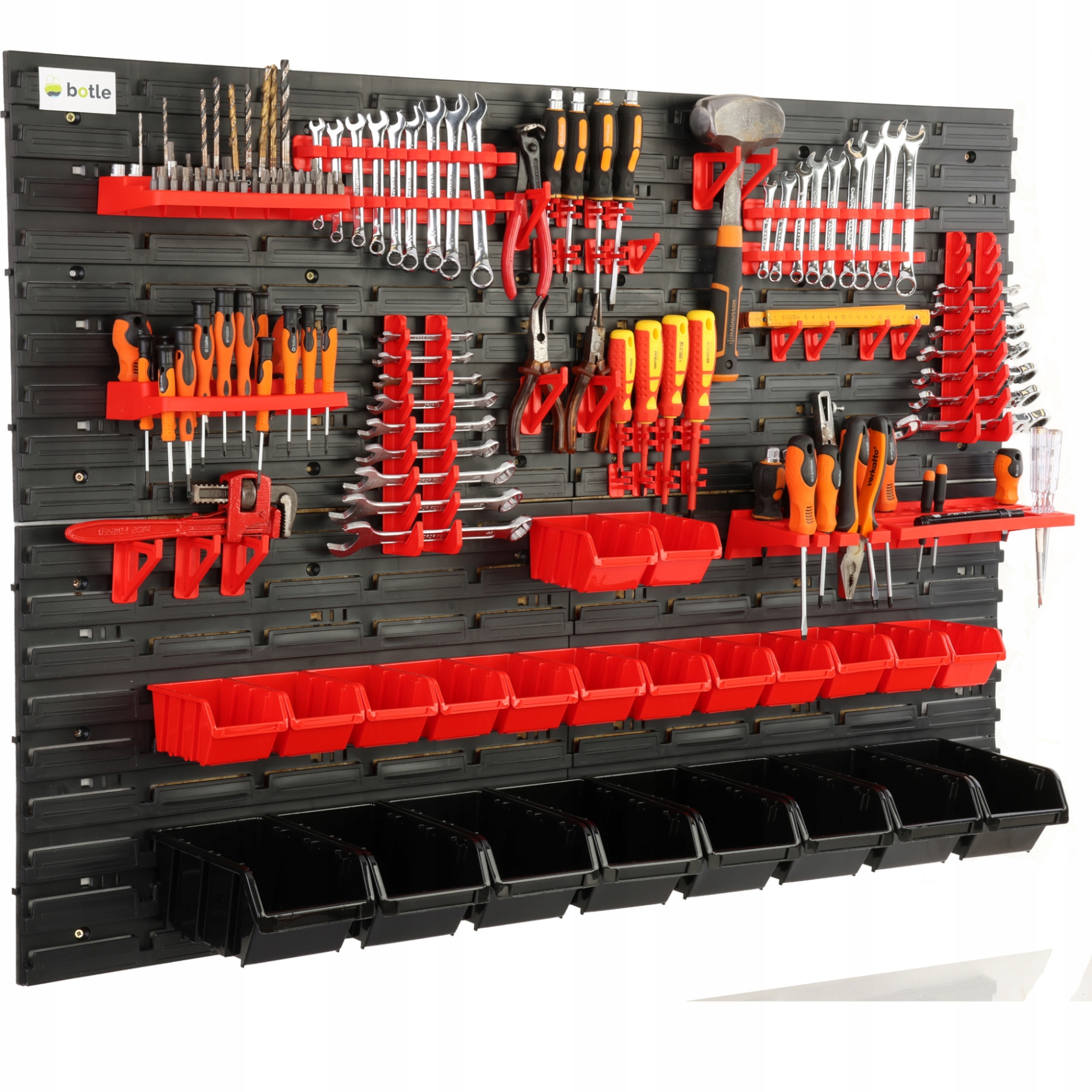 Nástrojová Deska Dílenská Stěna 115X78 CM 22 Záchodů Garáž Regál