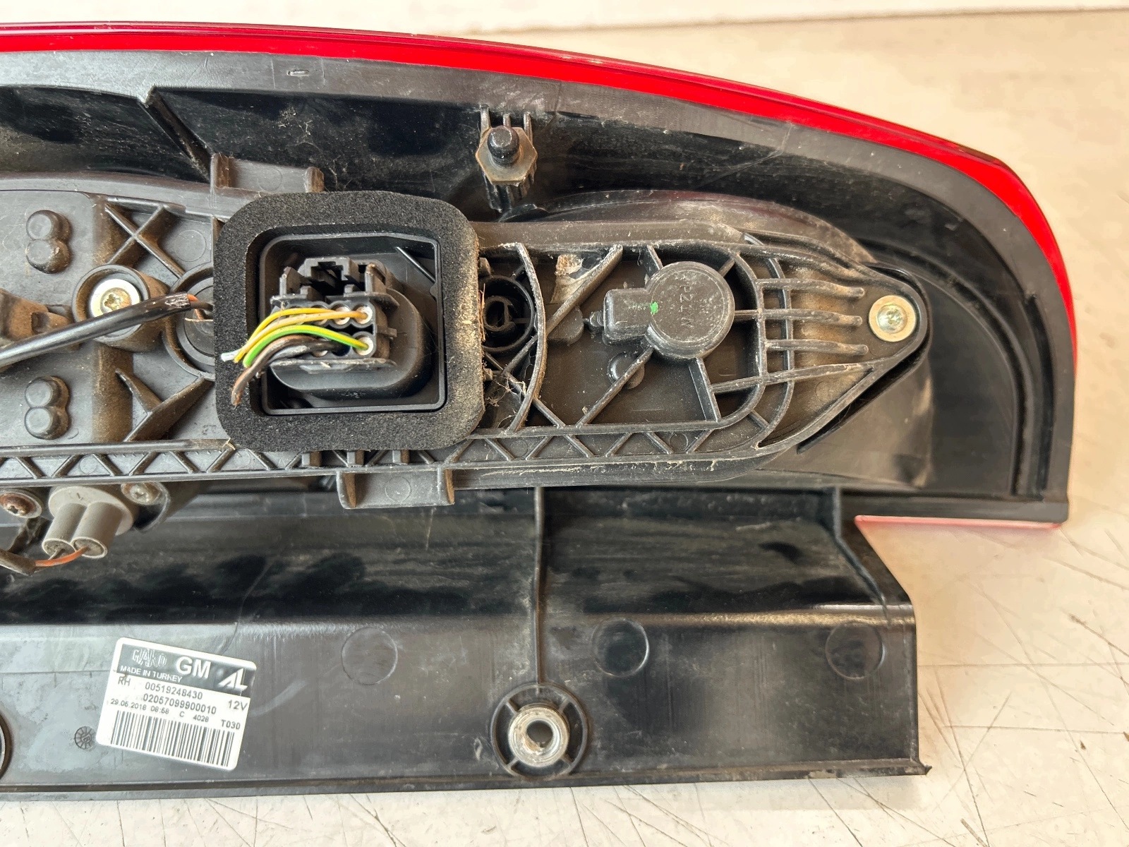 light rear part rear right Fiat Doblo II Combo D door