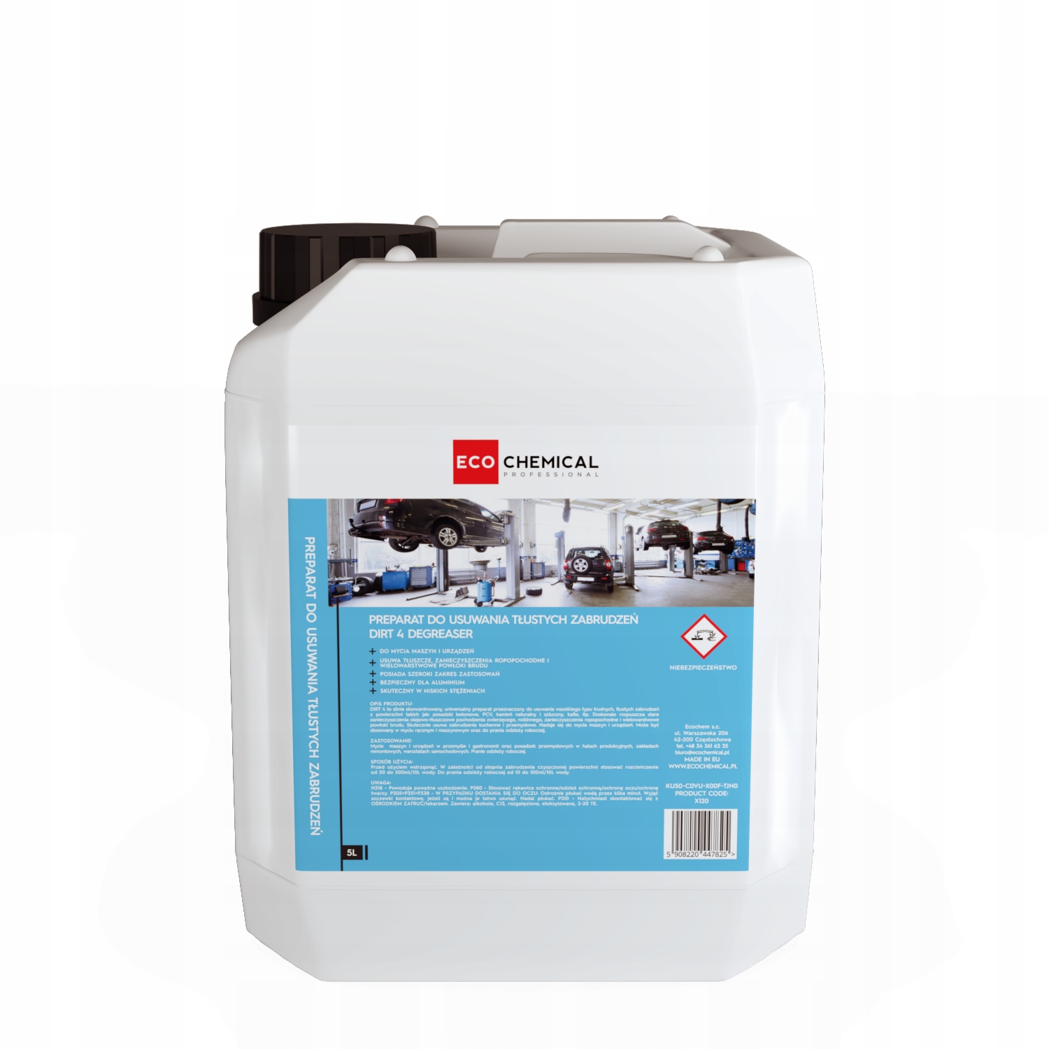 ECOCHEMICAL DIRT4 УНИВЕРСАЛЬНАЯ ЧИСТЯЩАЯ ЖИДКОСТЬ