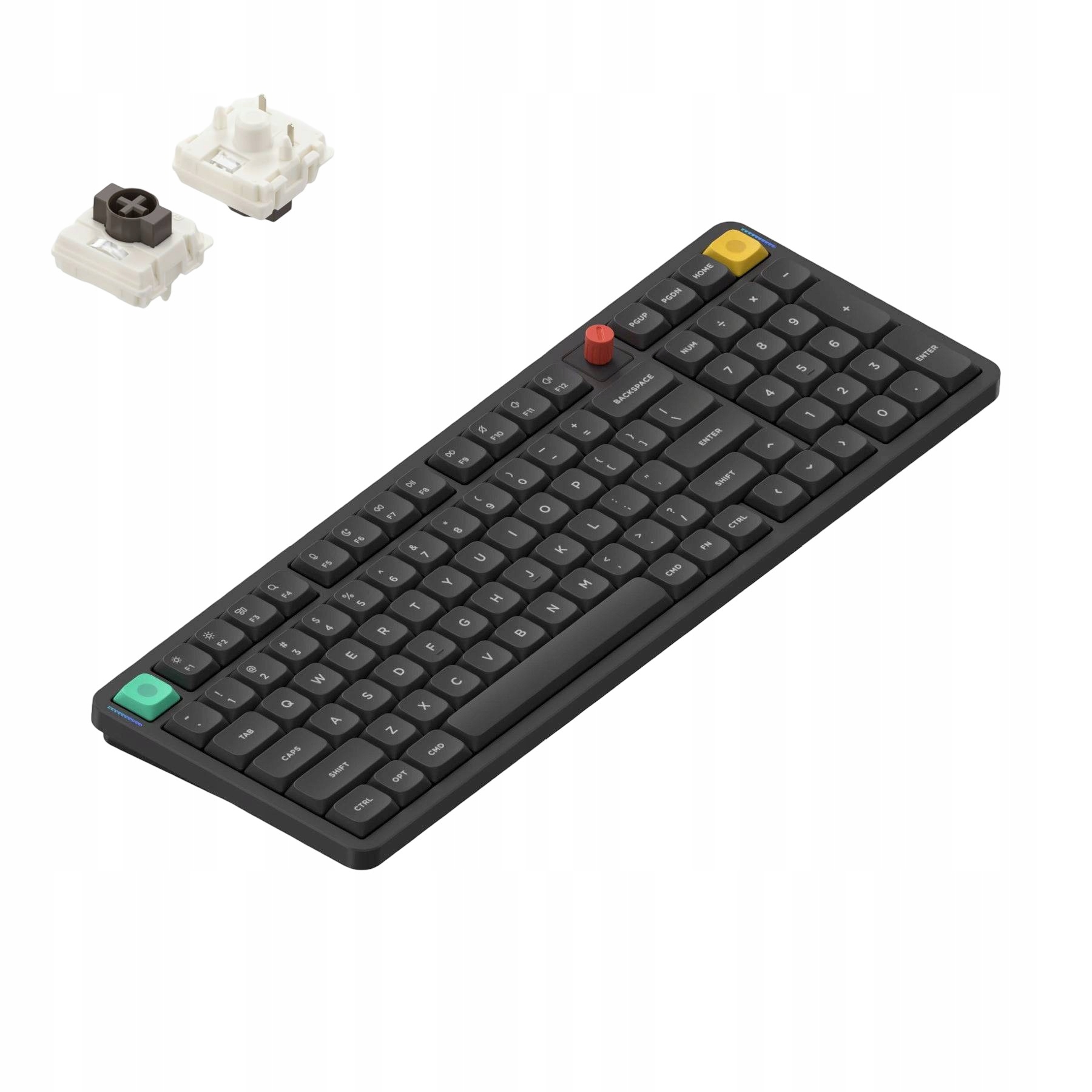 NuPhy Air100 V3 Bezdrôtová mechanická klávesnica Nebula Dark Brown nano