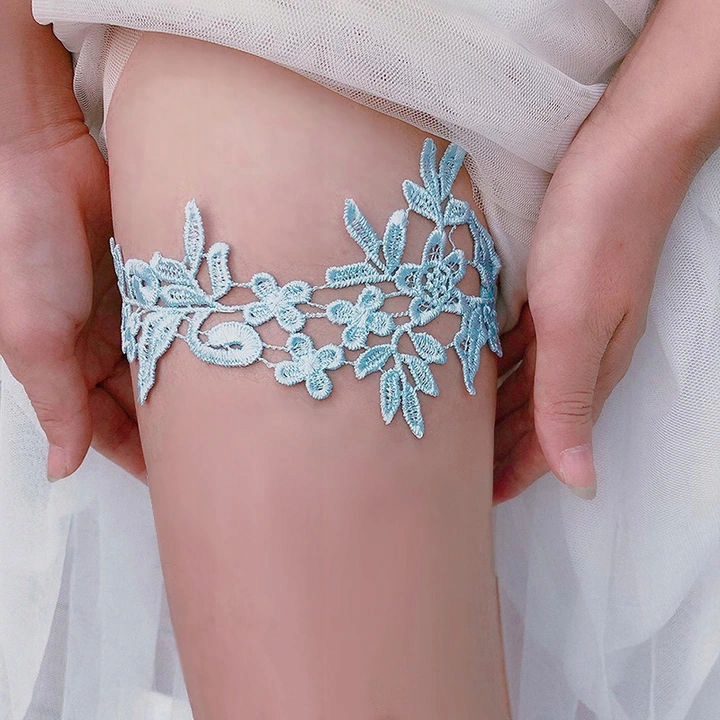 

Podwiązka Ślubna Błękitna podwiązki ślubne Koronka